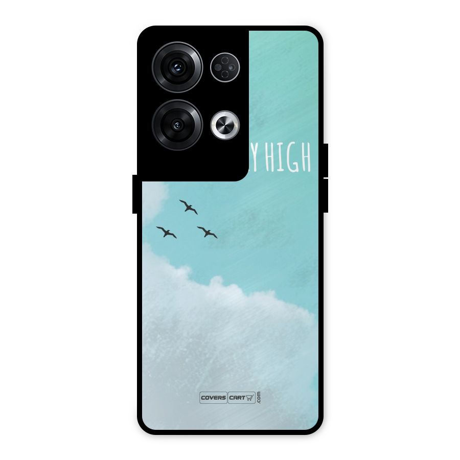Lets Fly High Metal Back Case for Oppo Reno8 Pro 5G