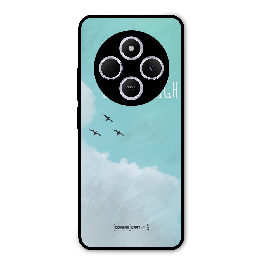 Lets Fly High Metal Back Case for Poco M7