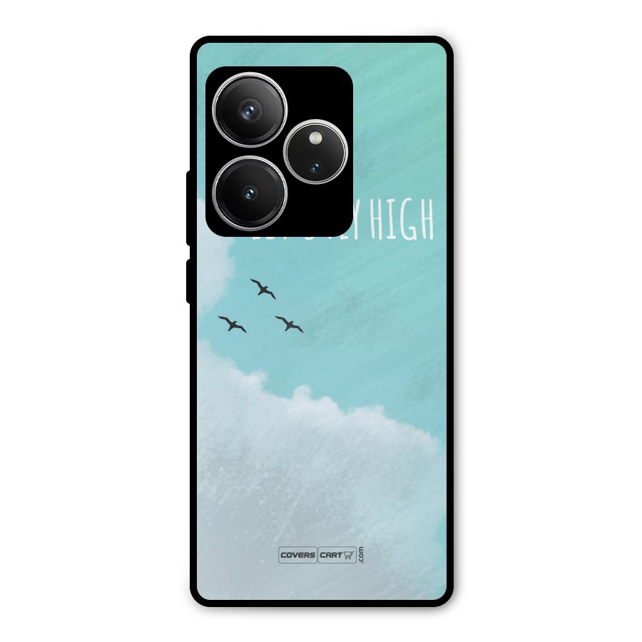 Lets Fly High Metal Back Case for Realme GT 6