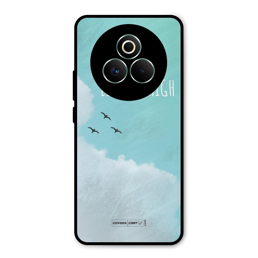 Lets Fly High Metal Back Case for Realme P3 Pro