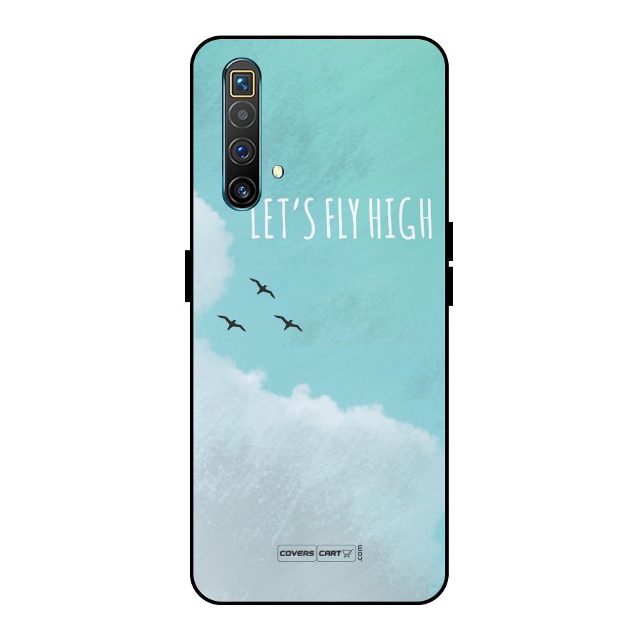 Lets Fly High Metal Back Case for Realme X3 SuperZoom