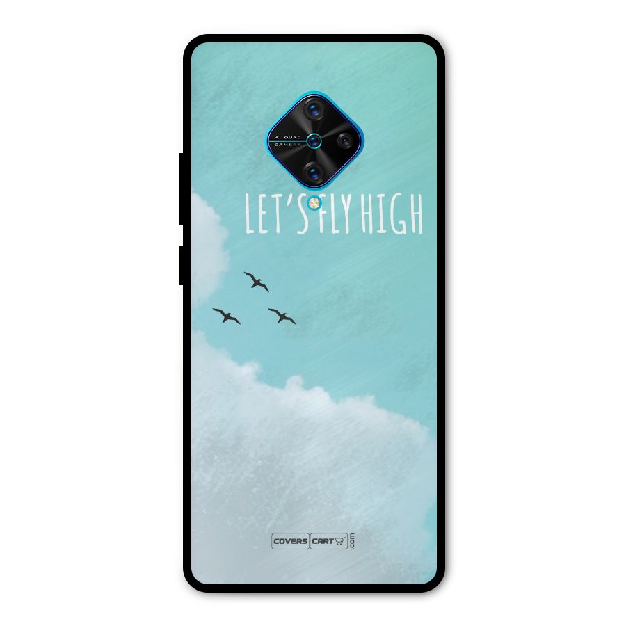 Lets Fly High Metal Back Case for Vivo S1 Pro