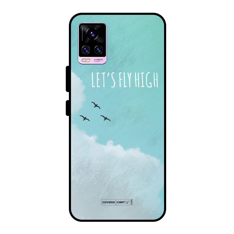 Lets Fly High Metal Back Case for Vivo V20 Pro