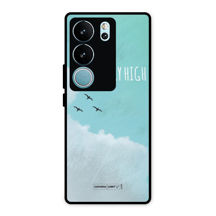 Lets Fly High Metal Back Case for Vivo V29