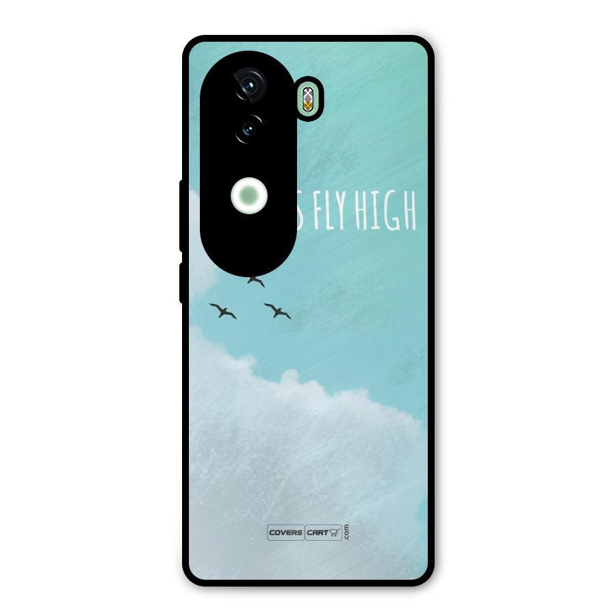 Lets Fly High Metal Back Case for Vivo V40e