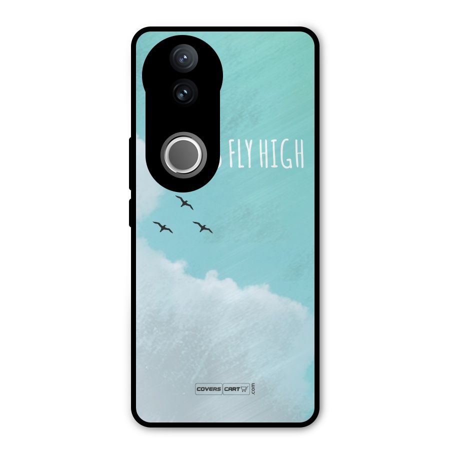 Lets Fly High Metal Back Case for Vivo V50