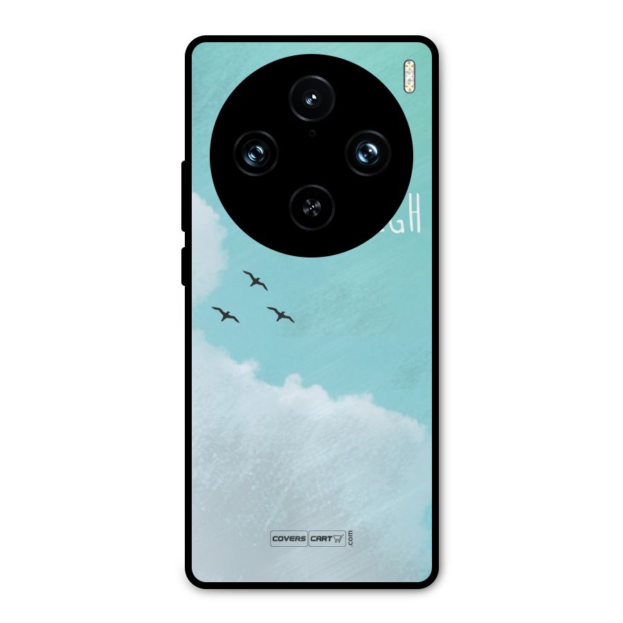 Lets Fly High Metal Back Case for Vivo X100 Pro