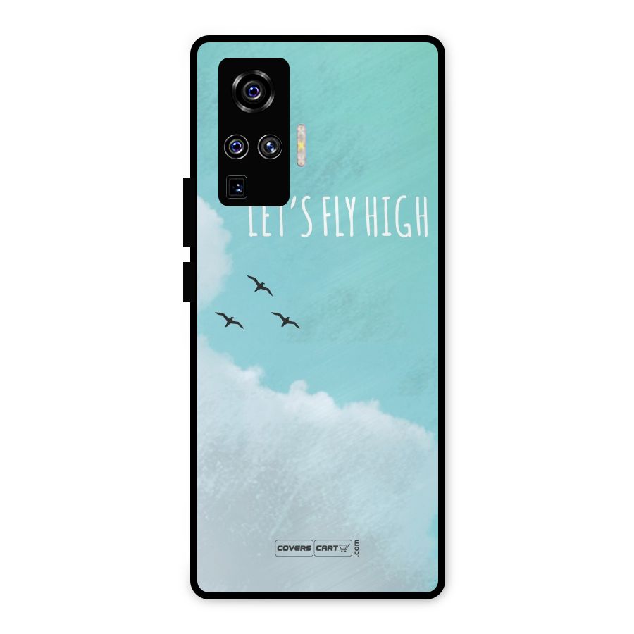 Lets Fly High Metal Back Case for Vivo X50 Pro
