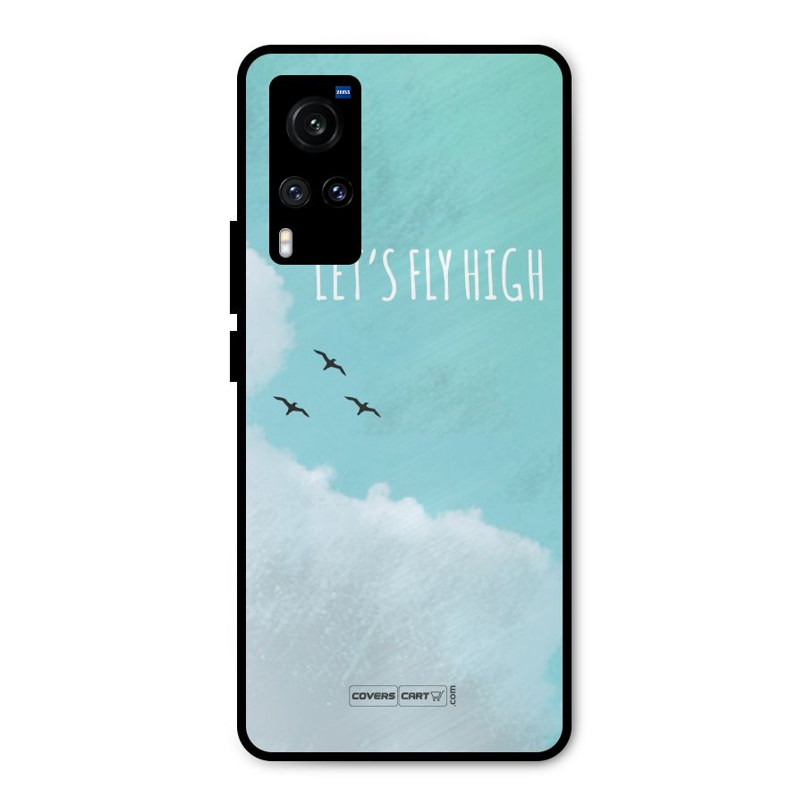 Lets Fly High Metal Back Case for Vivo X60