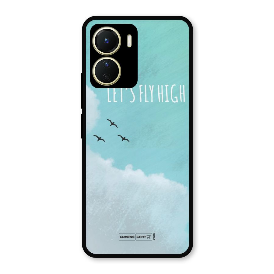 Lets Fly High Metal Back Case for Vivo Y16