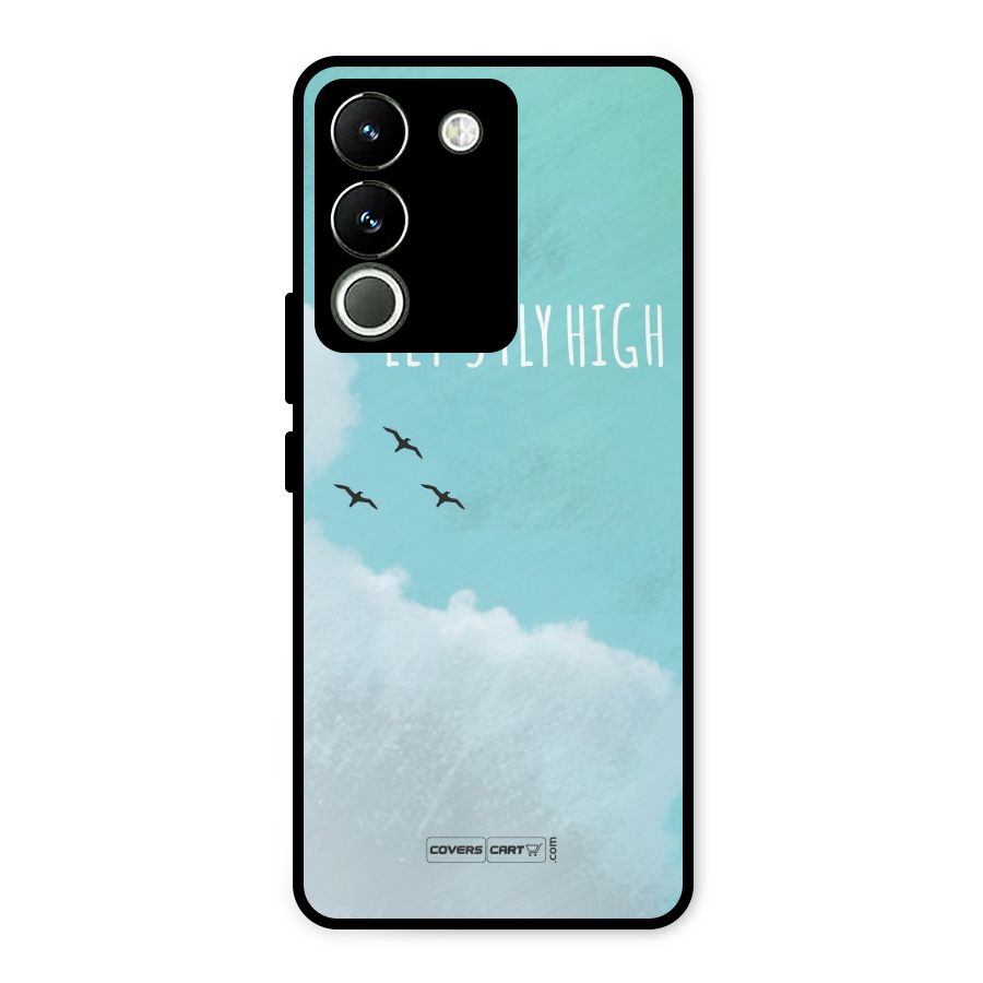 Lets Fly High Metal Back Case for Vivo Y200