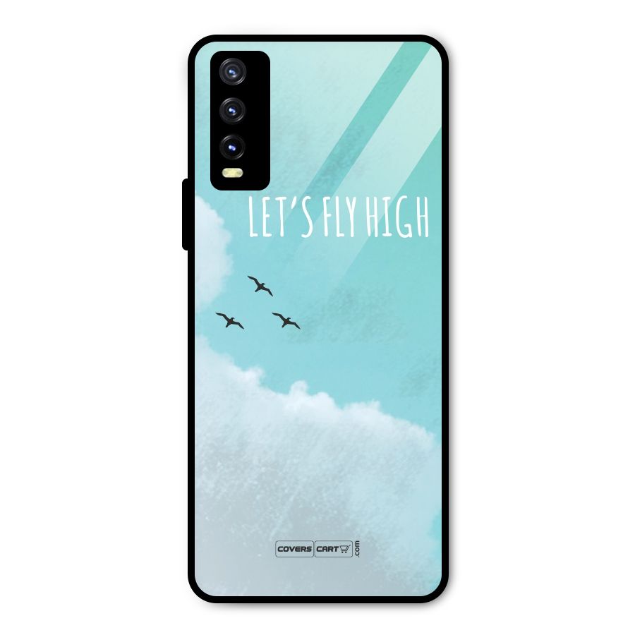 Lets Fly High Metal Back Case for Vivo Y20 2021