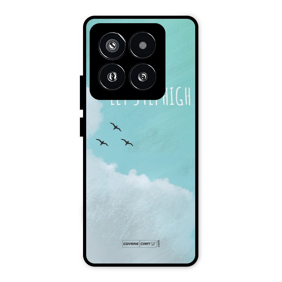 Lets Fly High Metal Back Case for Xiaomi 14 Pro