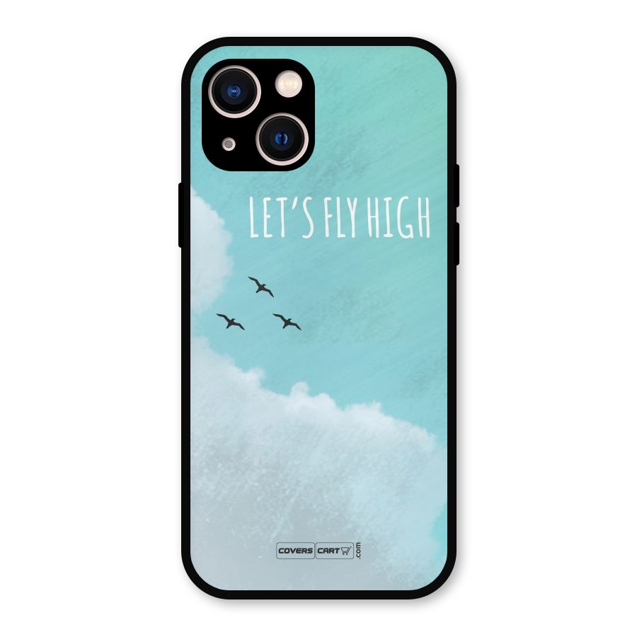 Lets Fly High Metal Back Case for iPhone 13