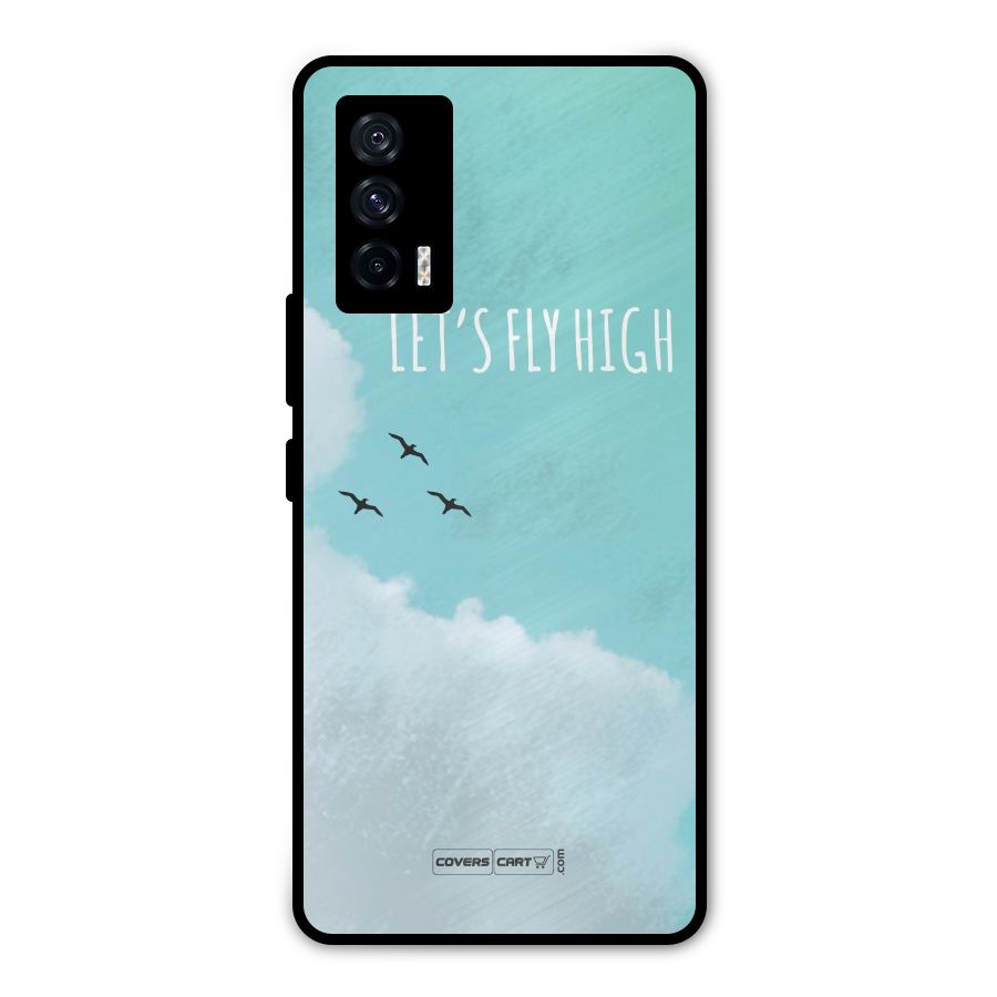 Lets Fly High Metal Back Case for iQOO 7 5G
