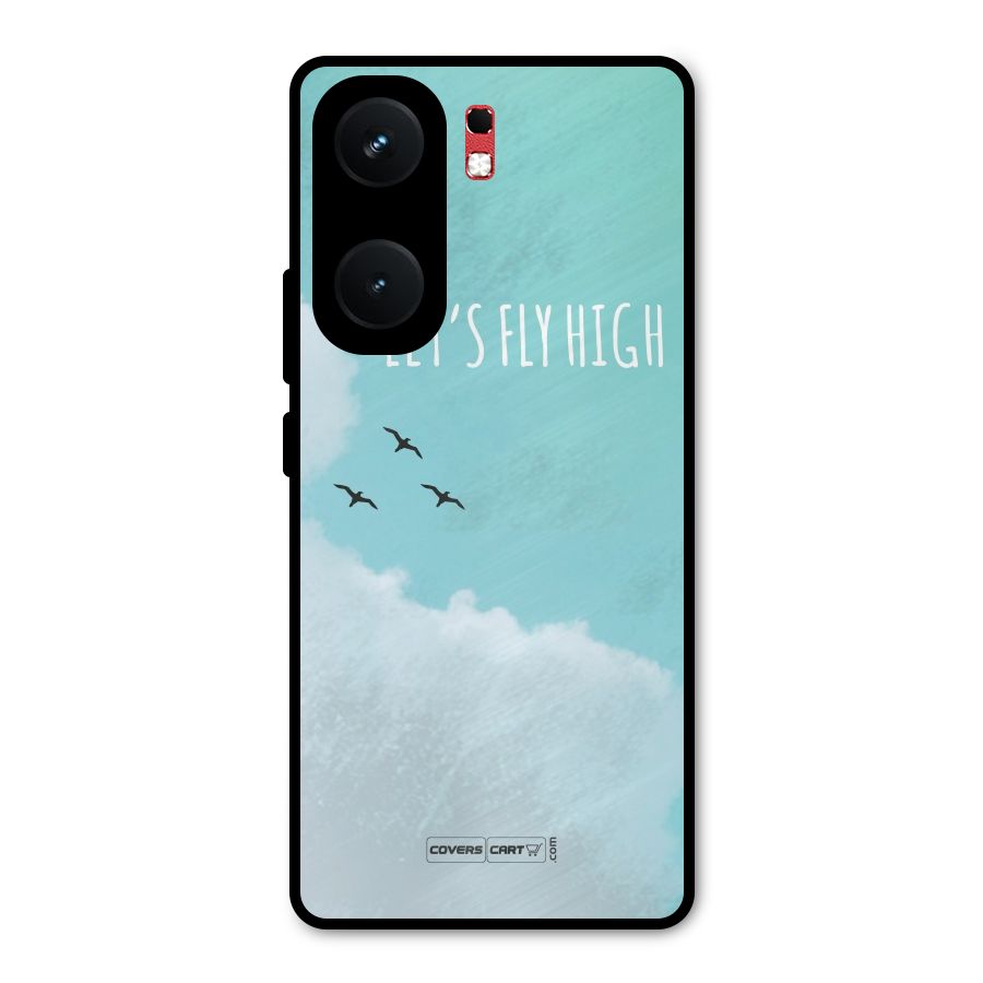 Lets Fly High Metal Back Case for iQOO Neo 9 Pro