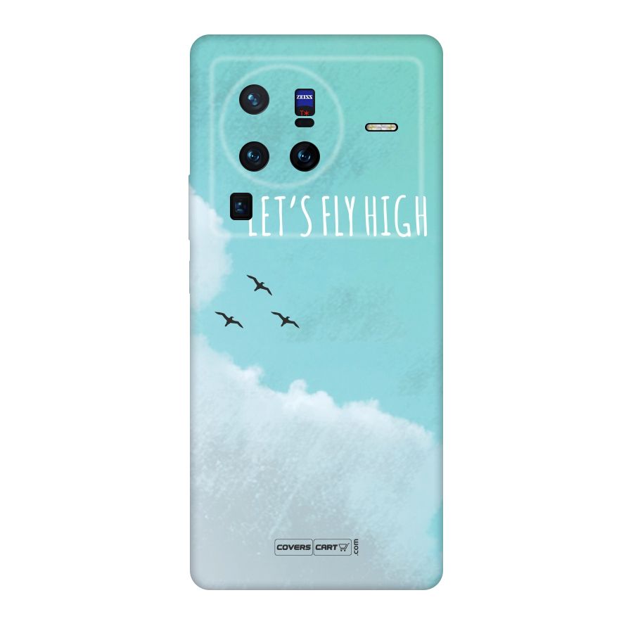 Lets Fly High Original Polycarbonate Back Case for Vivo X80