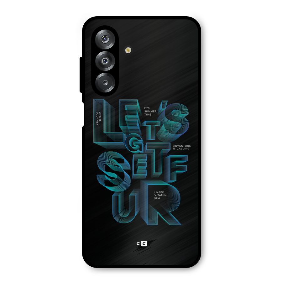 Lets Get Surf Metal Back Case for Galaxy A26