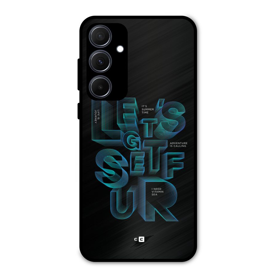 Lets Get Surf Metal Back Case for Galaxy A35