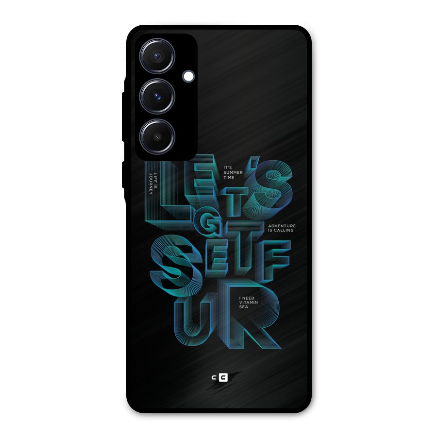Lets Get Surf Metal Back Case for Galaxy A55