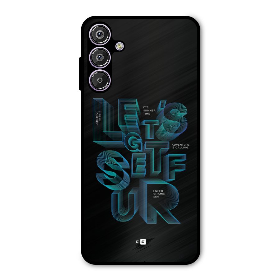 Lets Get Surf Metal Back Case for Galaxy M15