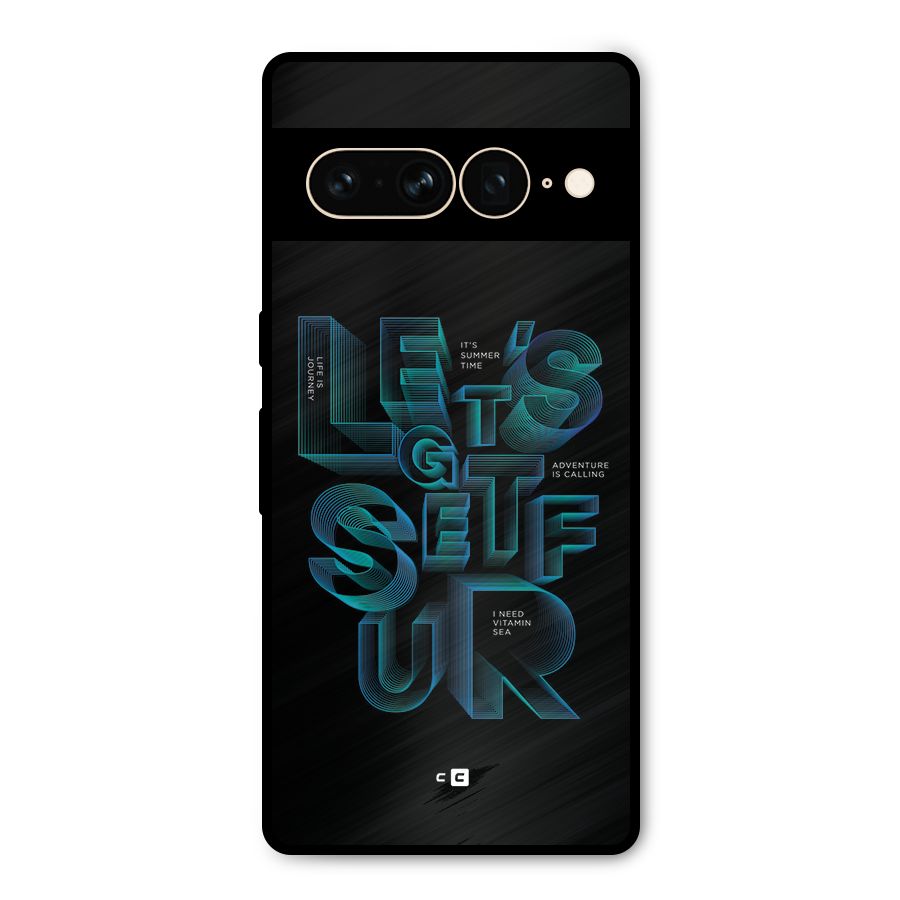 Lets Get Surf Metal Back Case for Google Pixel 7 Pro