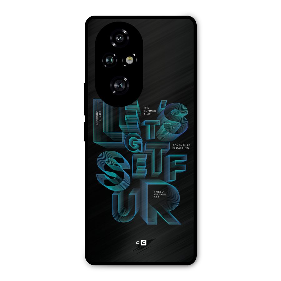 Lets Get Surf Metal Back Case for Honor 200 Pro