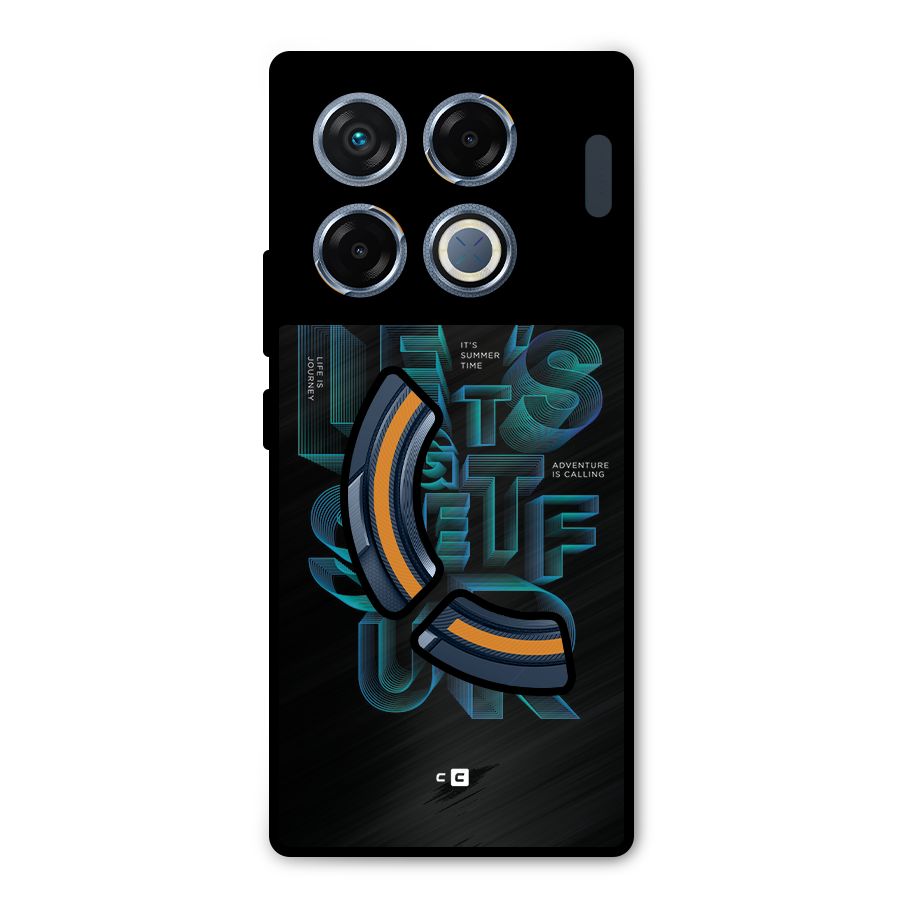Lets Get Surf Metal Back Case for Infinix GT 20 Pro