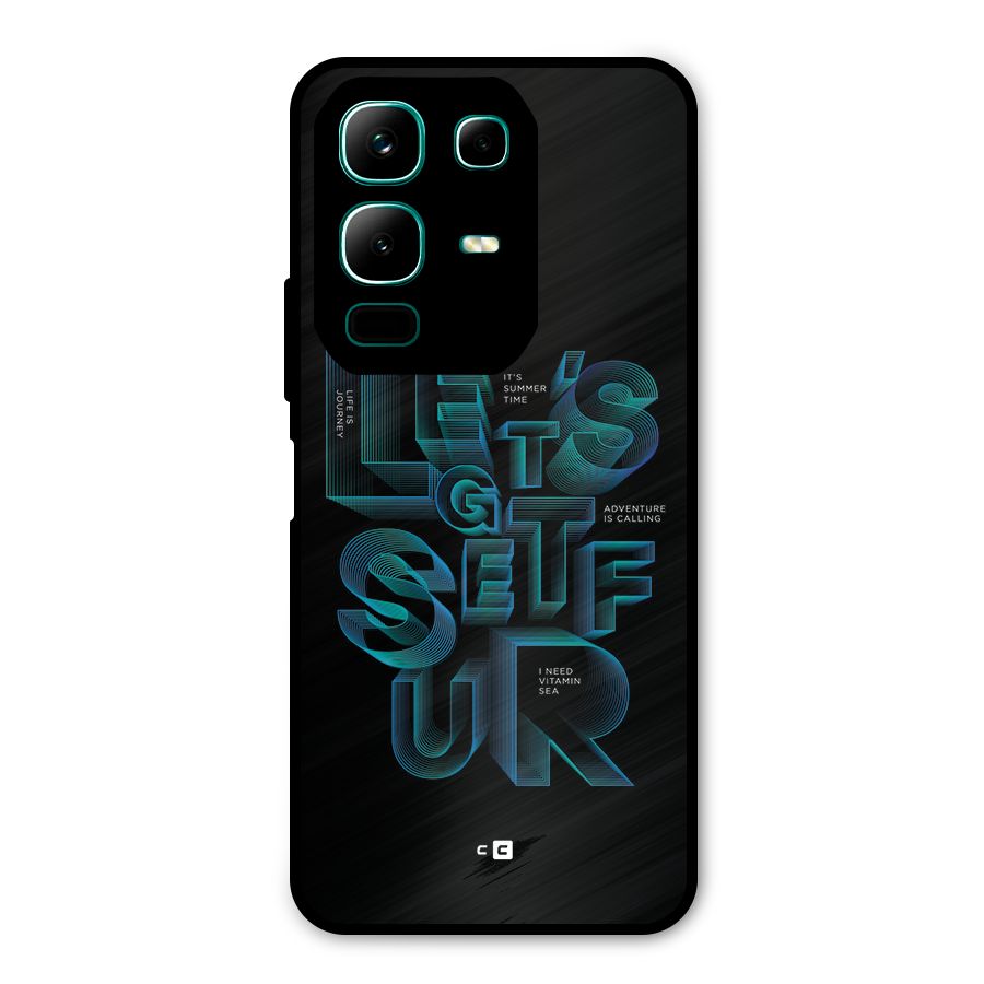 Lets Get Surf Metal Back Case for Infinix Note 50x