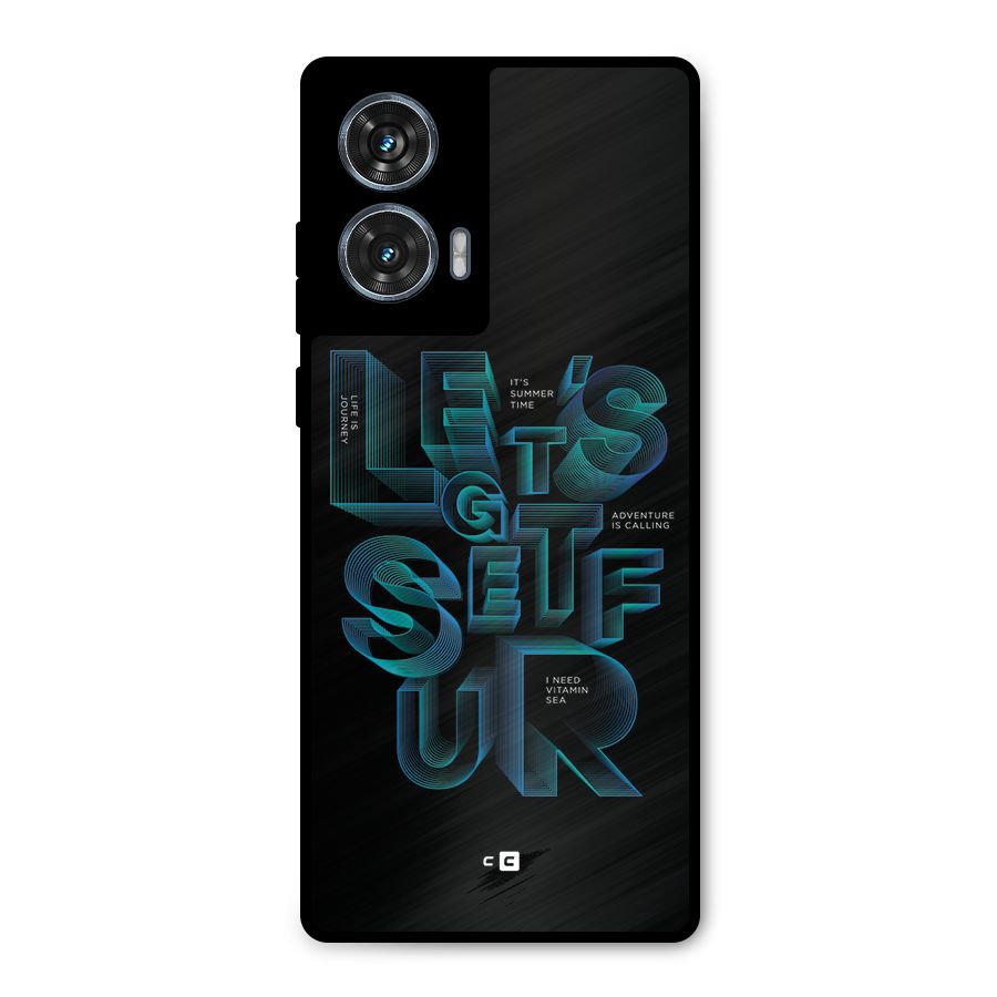 Lets Get Surf Metal Back Case for Motorola G96