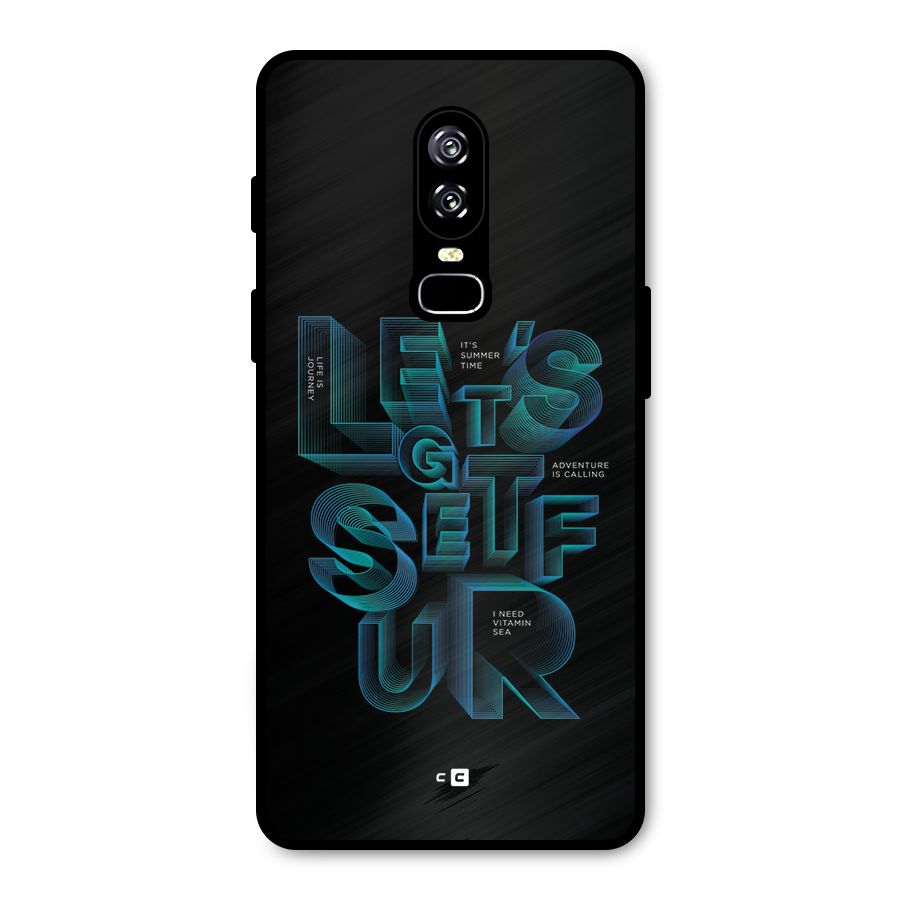 Lets Get Surf Metal Back Case for OnePlus 6