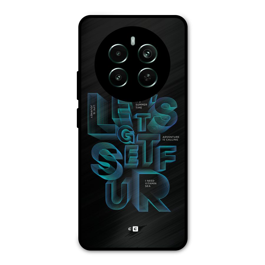 Lets Get Surf Metal Back Case for Realme 12 Pro Plus