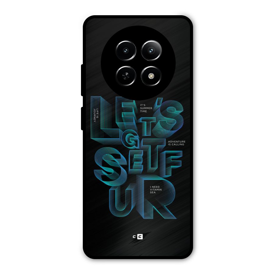 Lets Get Surf Metal Back Case for Realme 12x 5G