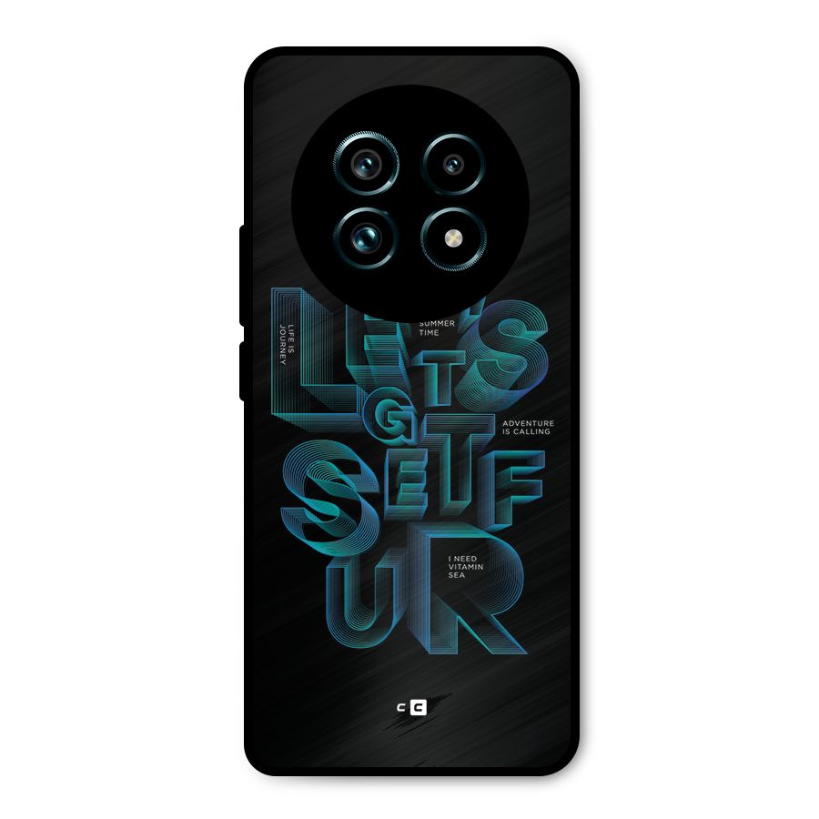 Lets Get Surf Metal Back Case for Realme 13 Pro Plus