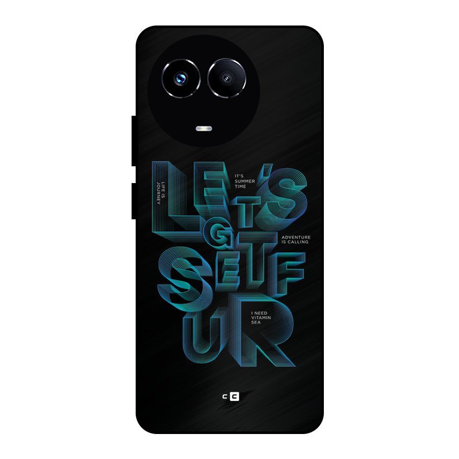 Lets Get Surf Metal Back Case for Realme Narzo 60X