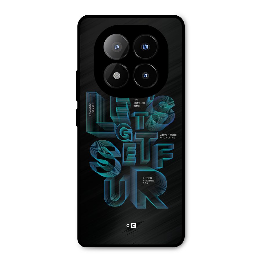 Lets Get Surf Metal Back Case for Redmi Note 14 Pro Plus 5G