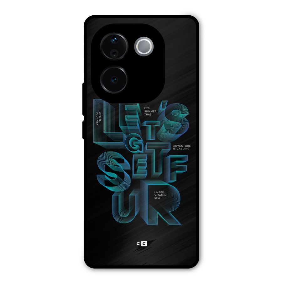 Lets Get Surf Metal Back Case for Vivo T3 Pro