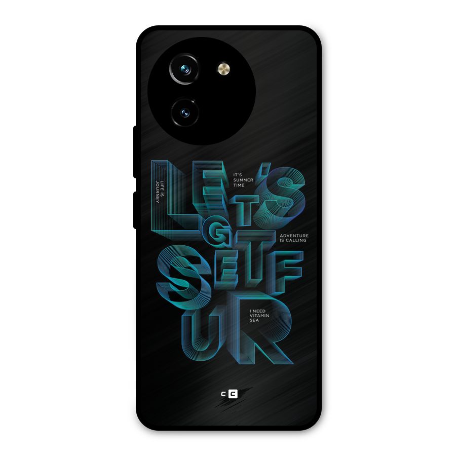 Lets Get Surf Metal Back Case for Vivo T3x