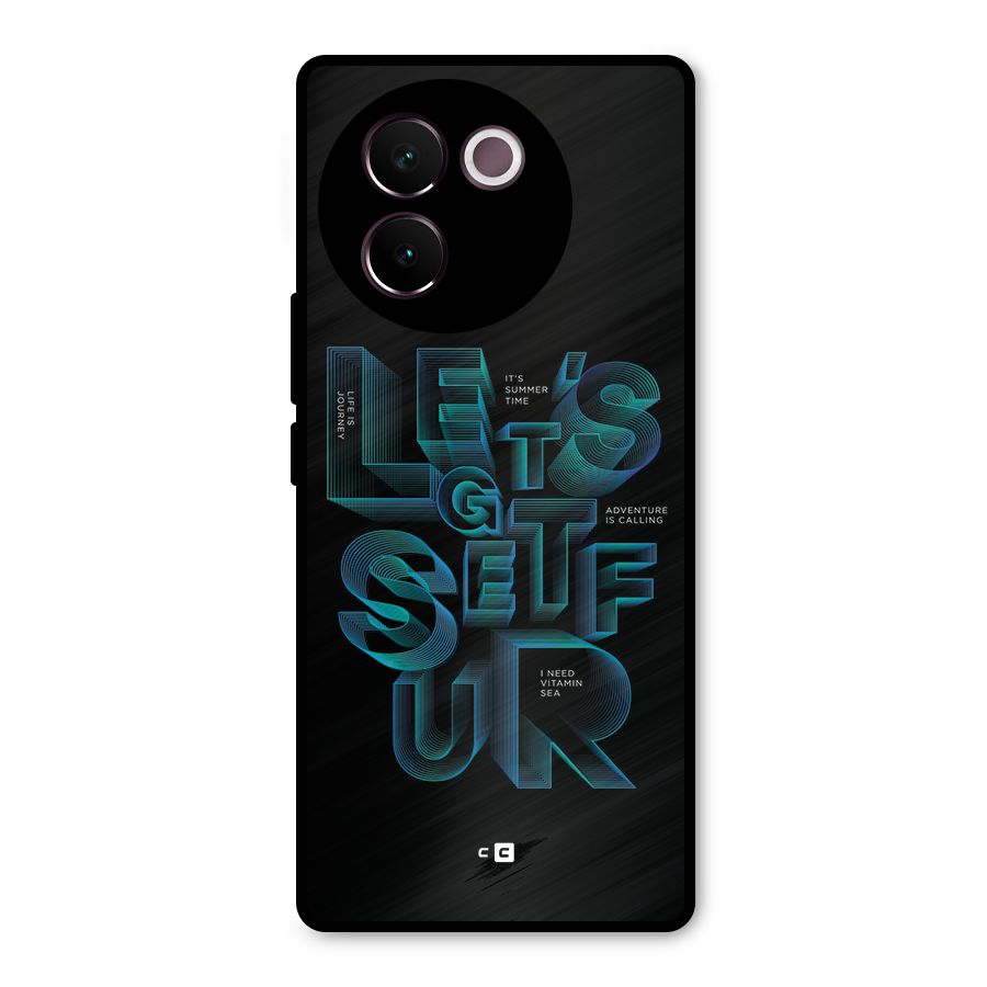 Lets Get Surf Metal Back Case for Vivo V30e