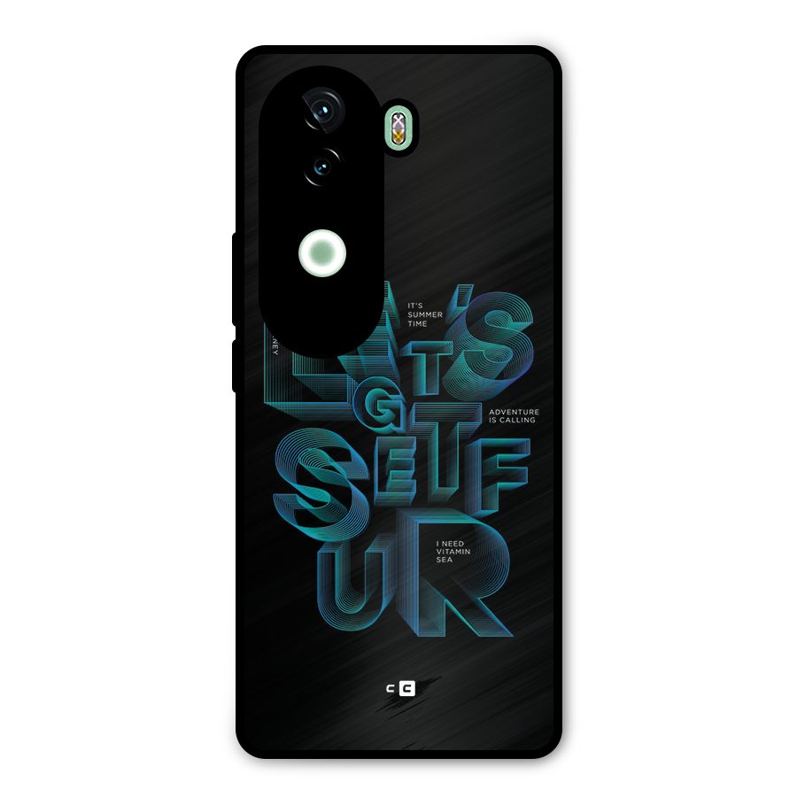 Lets Get Surf Metal Back Case for Vivo V40e