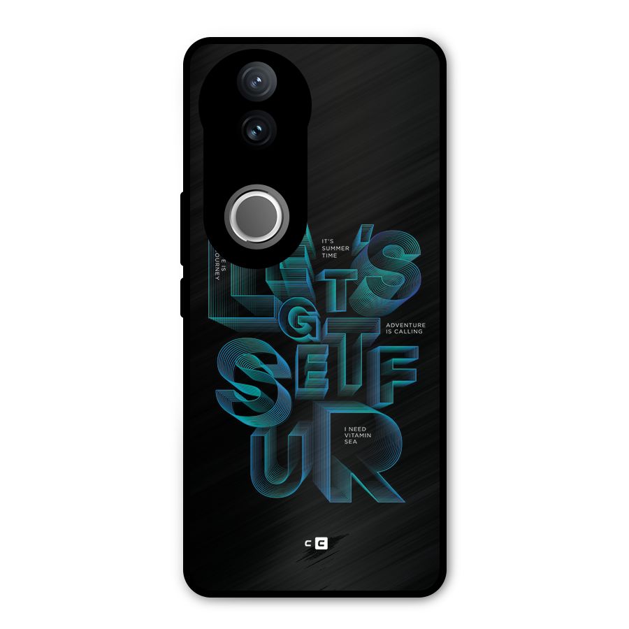 Lets Get Surf Metal Back Case for Vivo V50e