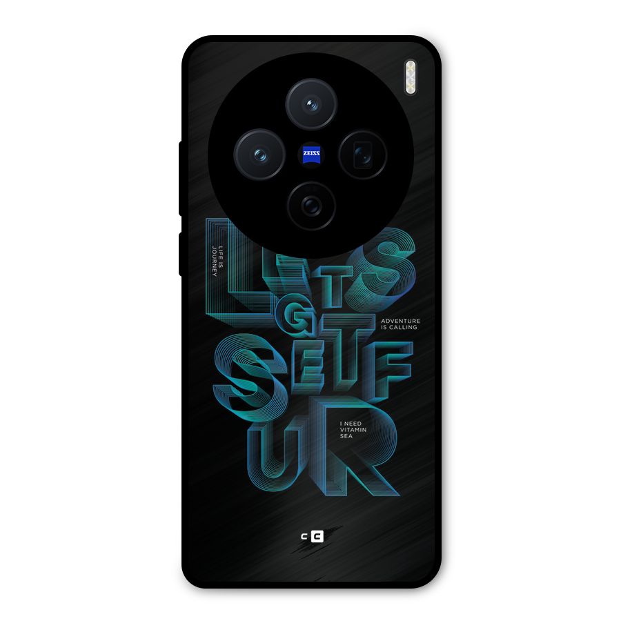 Lets Get Surf Metal Back Case for Vivo X200