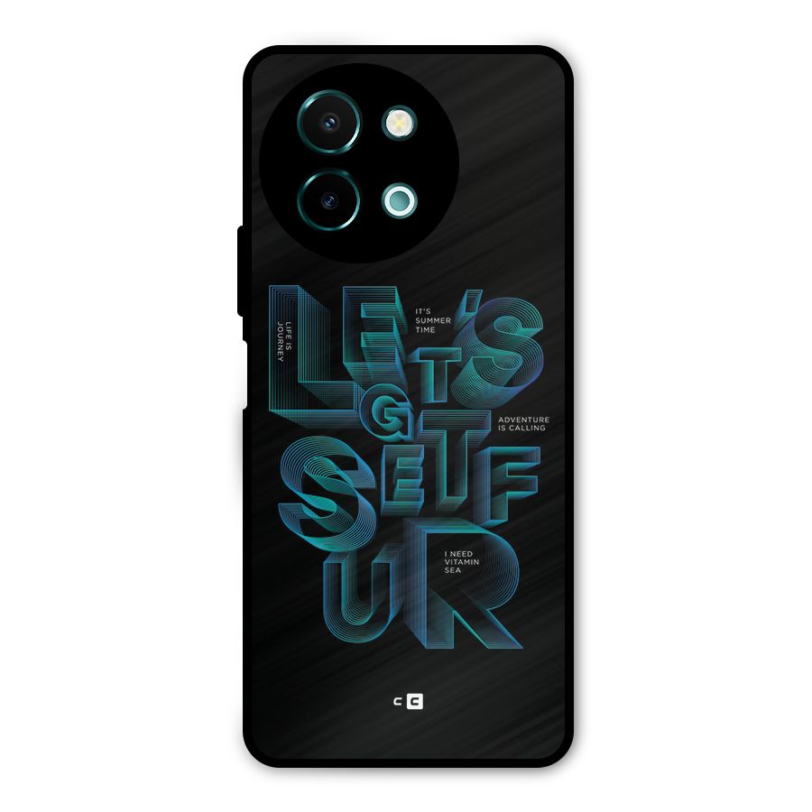 Lets Get Surf Metal Back Case for Vivo Y58