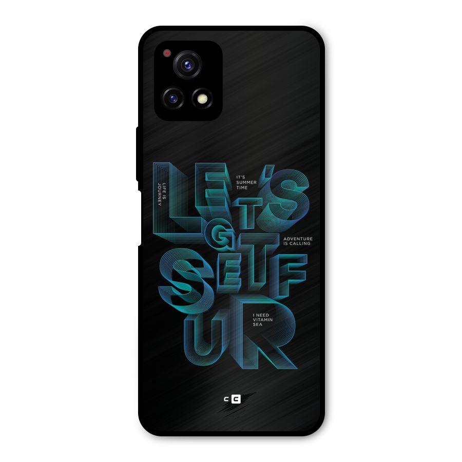 Lets Get Surf Metal Back Case for Vivo Y72 5G