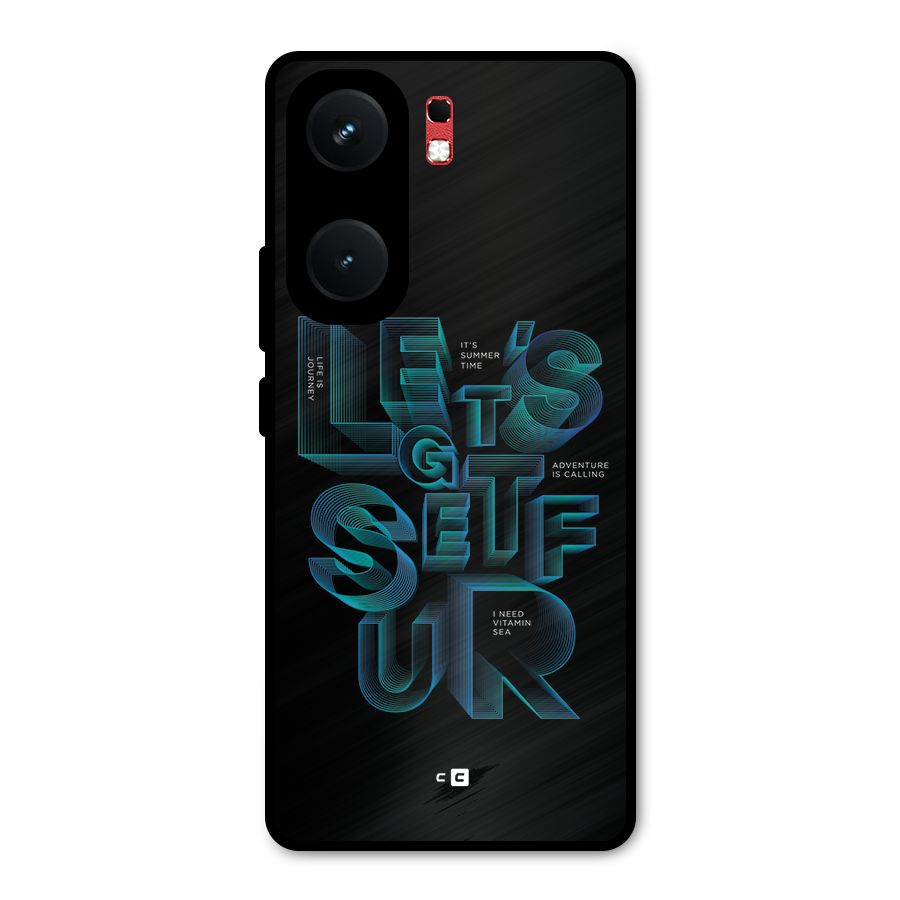 Lets Get Surf Metal Back Case for iQOO Neo 9 Pro