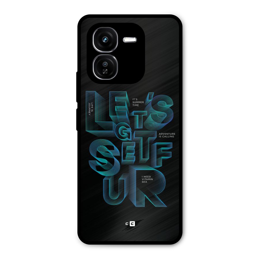Lets Get Surf Metal Back Case for iQOO Z9x
