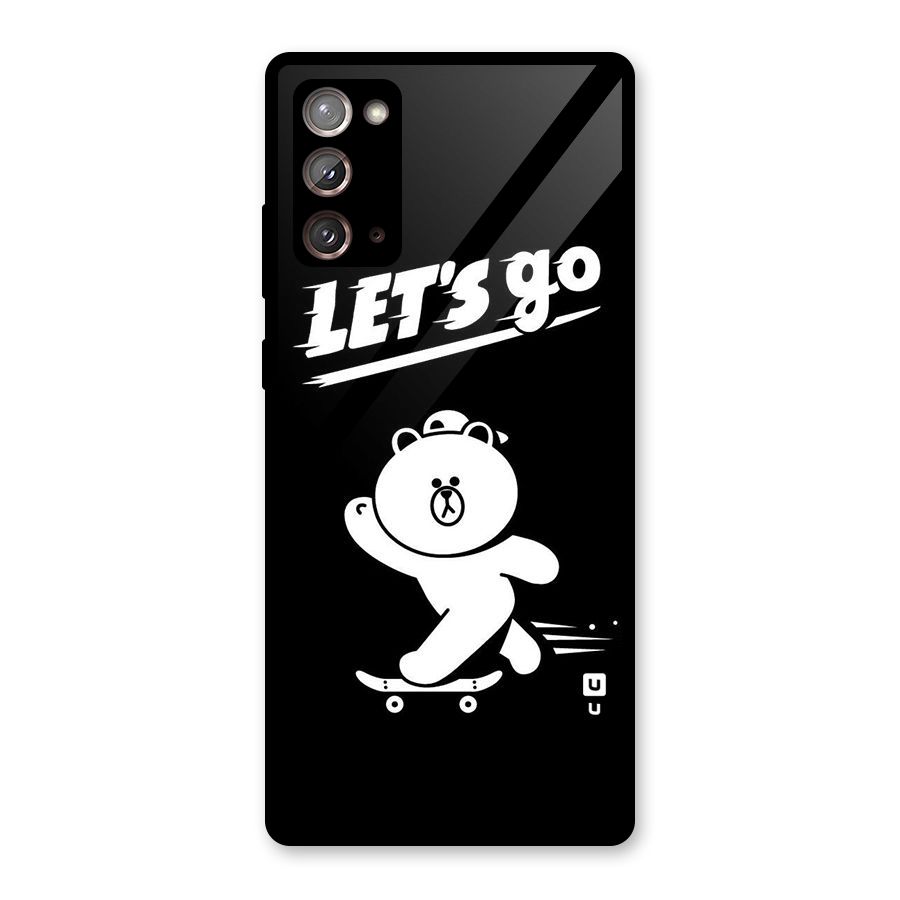 Lets Go Art Glass Back Case for Galaxy Note 20