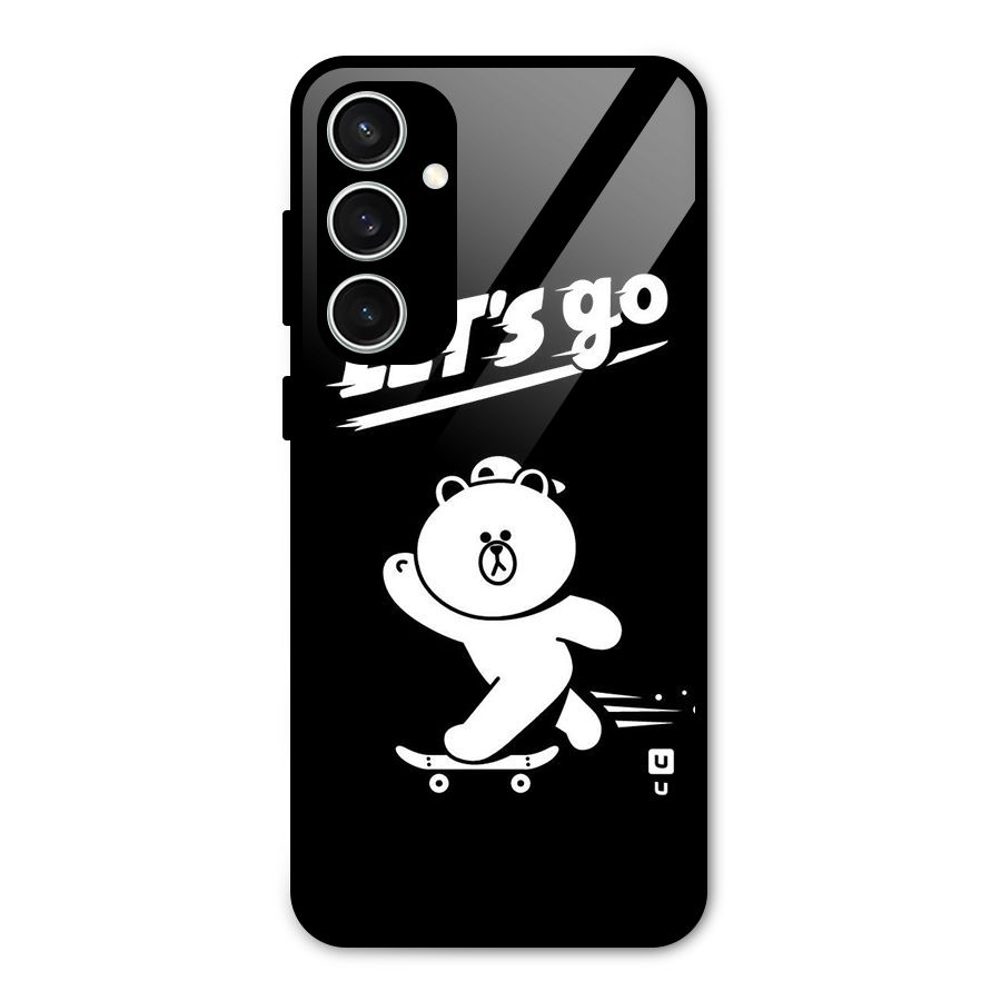 Lets Go Art Glass Back Case for Galaxy S23 FE