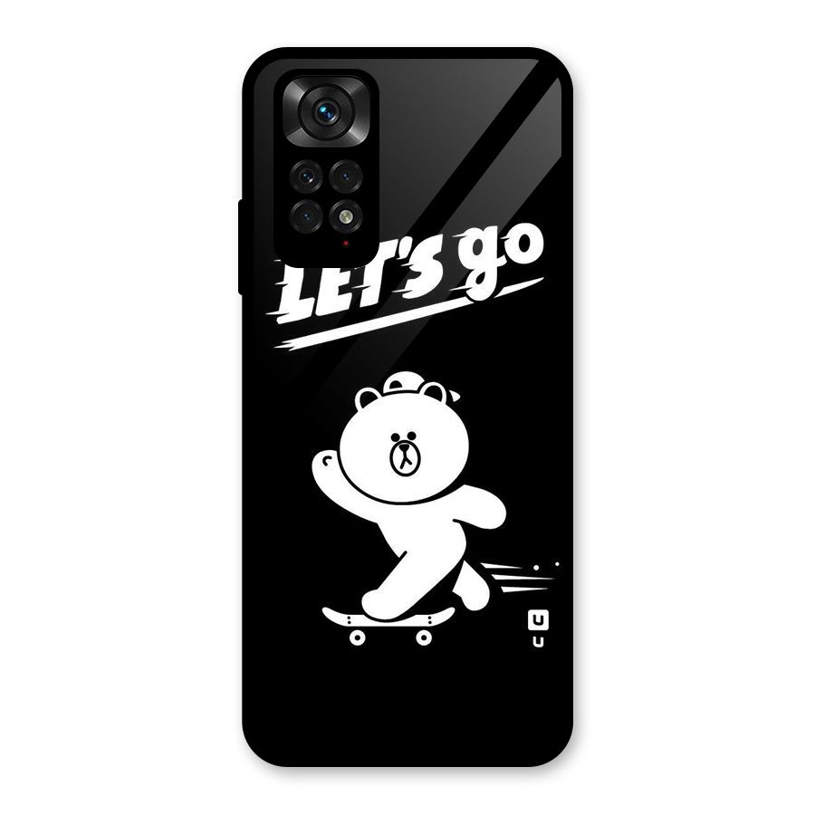 Lets Go Art Glass Back Case for Redmi Note 11S