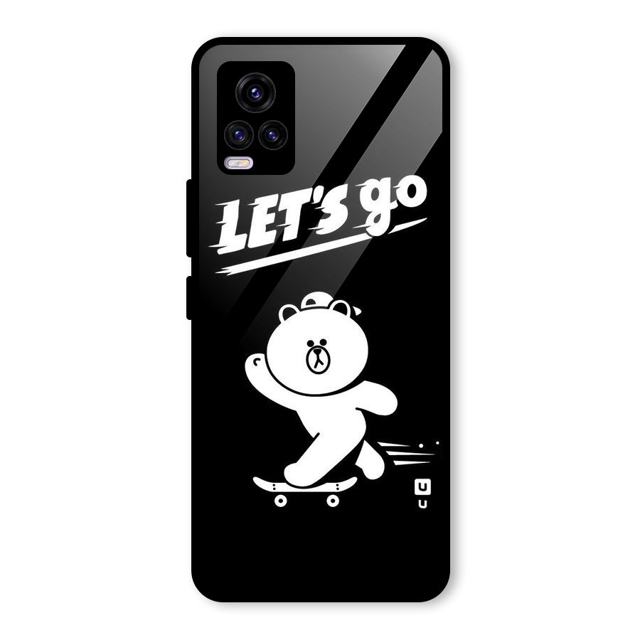 Lets Go Art Glass Back Case for Vivo V20 2021